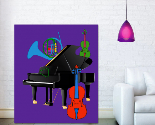 MUSIK INSTRUMENTS 100x115
